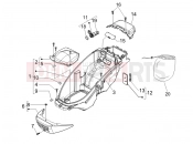 Helmet huosing - Undersaddle - Piaggio Beverly 500 ie 2006