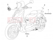 Plates - Emblems - Piaggio Beverly 500 ie 2006