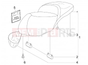 Saddle/seats - Piaggio Beverly 500 ie 2006
