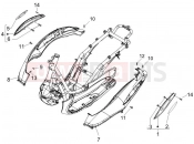 Side cover - Spoiler - Piaggio Beverly 500 ie 2006