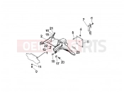 PIAGGIO Beverly 500 ie Rear cover - Splash guard
