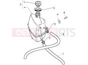 Expansion tank - Piaggio BV 250 (U.S.A.)