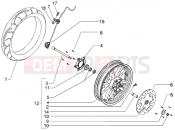 Front wheel - Piaggio BV 250 (U.S.A.)