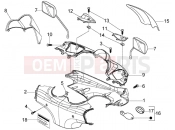 Handlebar coverings - Piaggio BV 250 (U.S.A.)