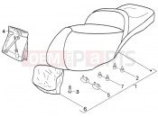 Saddle-tools kit- sattel- - Piaggio BV 250 (U.S.A.)