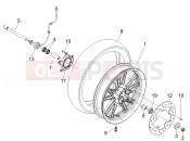 Front wheel - Piaggio Carnaby 200 2007