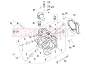 Head unit - Valve - Piaggio Carnaby 200 2007
