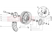 PIAGGIO Diesis 100 Front wheel