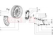 PIAGGIO Diesis 100 Rear wheel