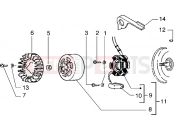 Flywheel magneto - Piaggio Diesis 50