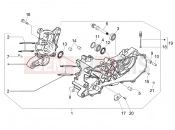 Crankcase - Piaggio Fly 100 2007