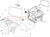 Cylinder head cover - Piaggio Fly 100 2007