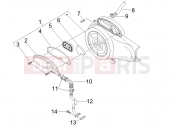 Secondary air box - Piaggio Fly 100 2011