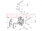 PIAGGIO Fly 125 Brakes pipes - Calipers