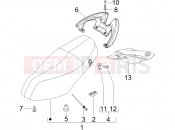 PIAGGIO Fly 125 Saddle/seats