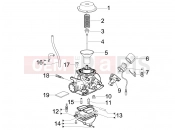 Carburetor's components - Piaggio Fly 125 2011