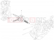 Crankshaft - Piaggio Fly 125 4T/3V ie 2012