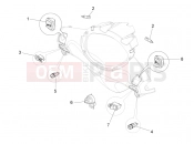 Selectors - Switches - Buttons - Piaggio Fly 125 4T/3V ie 2012