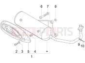 PIAGGIO Fly 50 2T Silencer