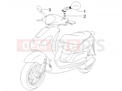 PIAGGIO Fly 50 4T tükör