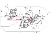 Crankcase - Piaggio Fly 50 4T 2009