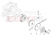 Driving pulley - Piaggio Fly 50 4T 2009