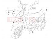 Main cable harness - Piaggio Fly 50 4T 2009