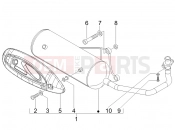 Silencer - Piaggio Fly 50 4T 2009