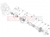 Driven pulley - Piaggio Fly 50 4T 2V 2018