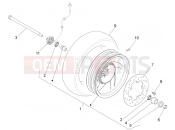 Front wheel - Piaggio Fly 50 4T 2V 2018