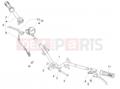 Handlebars - Master cil. - Piaggio Fly 50 4T 2V 2018