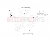 Plates - Emblems - Piaggio Fly 50 4T 2V 2018