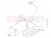 Silencer - Piaggio Fly 50 4T 2V 2018