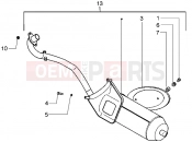 PIAGGIO Free 100 Silencer