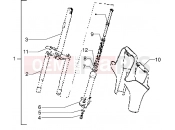 PIAGGIO Free 100 Steering column