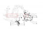 PIAGGIO Hexagon GT Central stand-Side stand