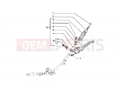 PIAGGIO Hexagon GT Handlebars component parts