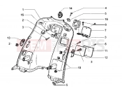 PIAGGIO Hexagon GT Rear shield