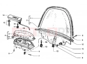 PIAGGIO Hexagon GT Speedometer (kms)-Windshield
