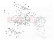 Front luggage rack - Piaggio Liberty elettrico PPT (E) 2011