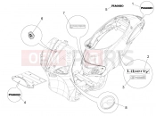 PIAGGIO Liberty elettrico PPT (E) Plates - Emblems