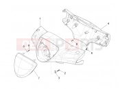 Handlebars coverages - Piaggio Liberty elettrico PPT (E) 2014