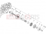 PIAGGIO MP3 125 Driven pulley