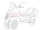 PIAGGIO MP3 125 Driving mirror/s