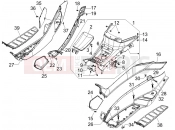 PIAGGIO MP3 125 Central cover - Footrests