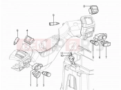 Selectors - Switches - Buttons - Piaggio MP3 125 YOUrban ERL 2011