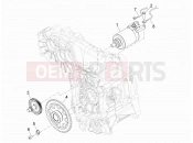Stater - Electric starter - Piaggio MP3 125 YOUrban ERL 2011