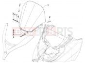 PIAGGIO MP3 250 Windshield - Glass