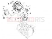 Throttle body - Injector - Induction joint - Piaggio MP3 300 ie LT Touring 2011