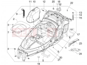 PIAGGIO MP3 300 ie MIC Helmet huosing - Undersaddle